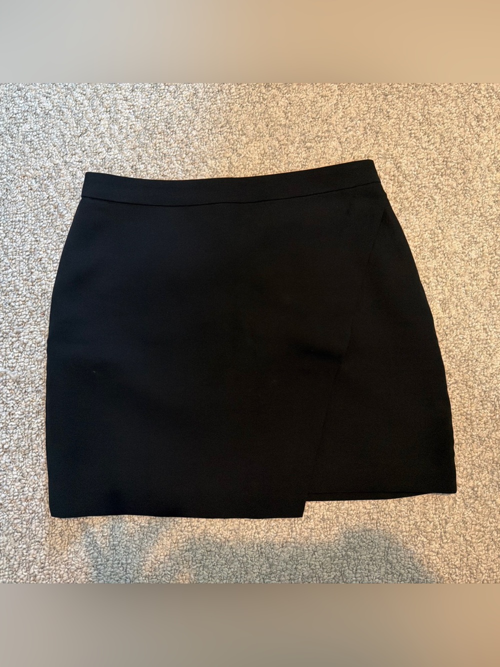 Banana Republic Black Asymmetric Mini Skirt